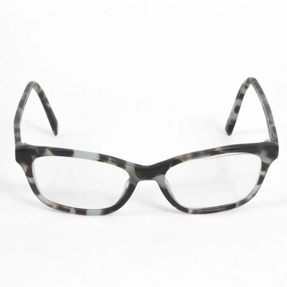 Warby Parker Upton 142 Eyeglasses Frames Grey Tortoise Rectangular 52-17-145